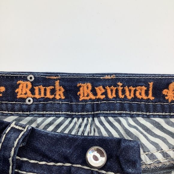 Rock Revival Womens Donna Boot Denim Jeans Blue Size 25 - Picture 7 of 12